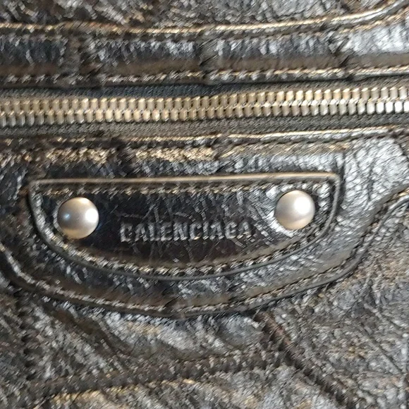 BALENCIAGA Neo Patchwork Classic City Shoulder Bag Black leather Balenciaga 🔥 - Picture 7 of 17